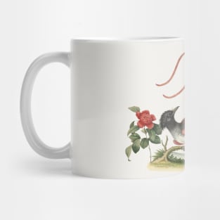 A Bird in the Paradise Garden. Nature Illustration Mug